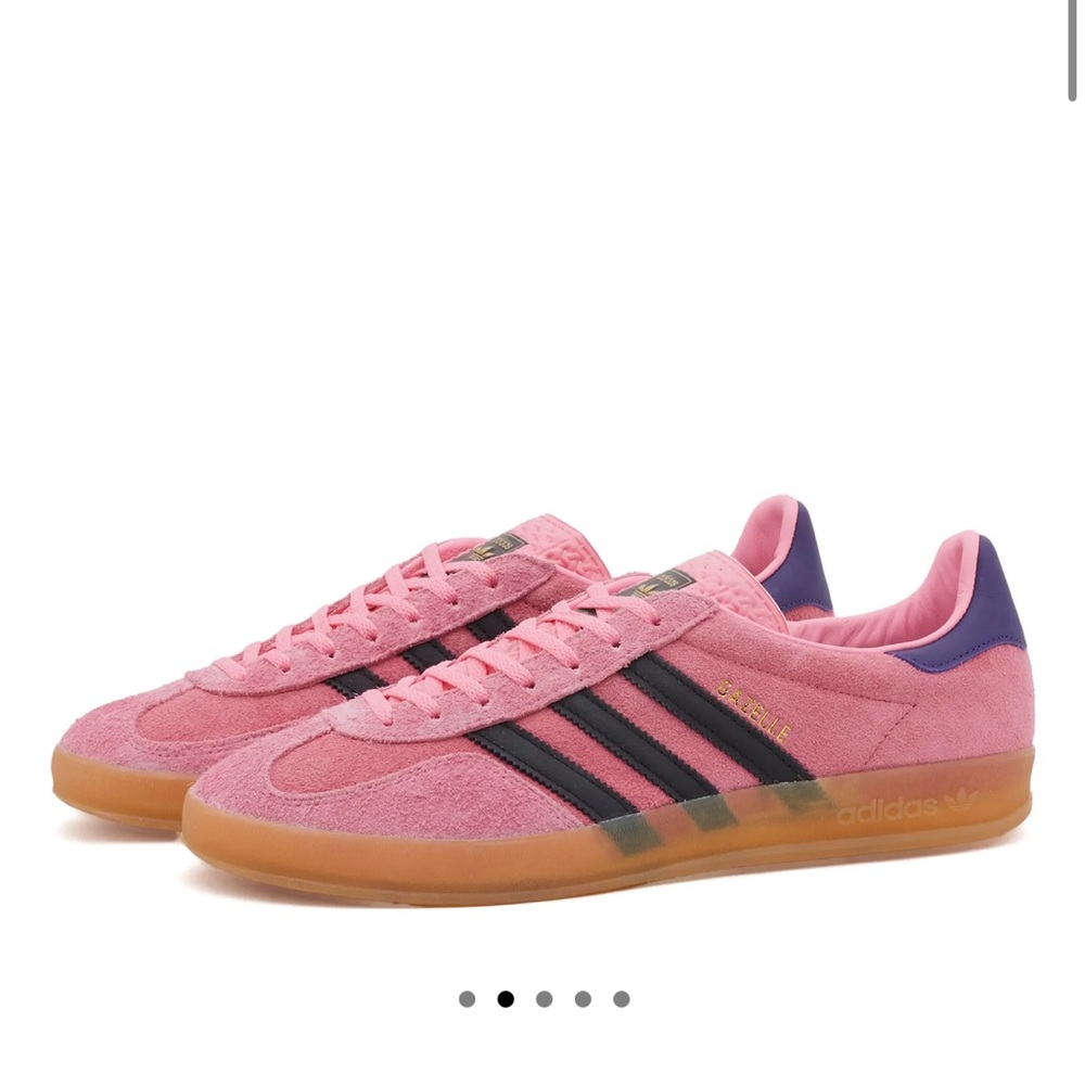 Adidas Women's Pink Suede Sneakers